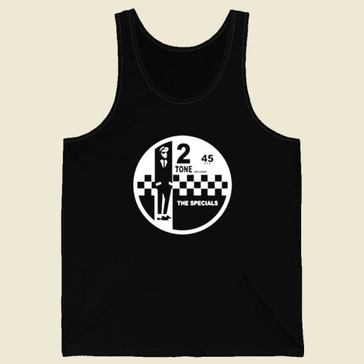 2 Tone Records The Specials Retro Music Retro Mens Tank Top