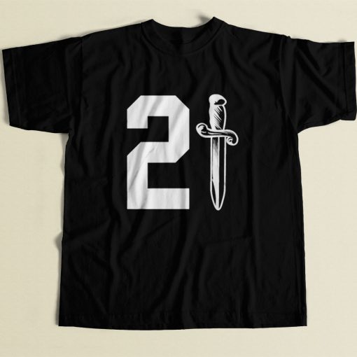 21 Savage Issa Knife 80s Mens T Shirt