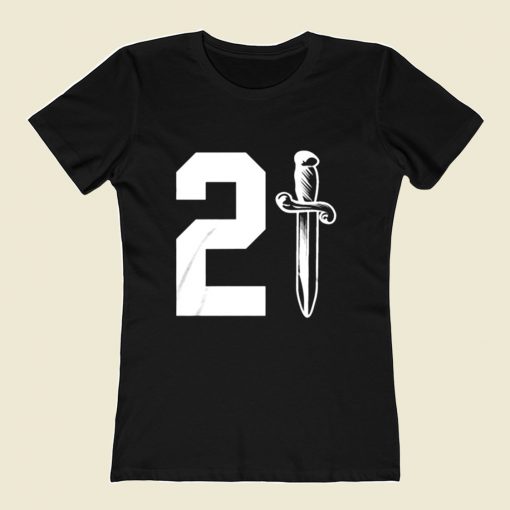 21 Savage Issa Knife 80s Womens T shirt