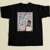 2pac Keep Ya Head Up Lyric 80s Mens T Shirt