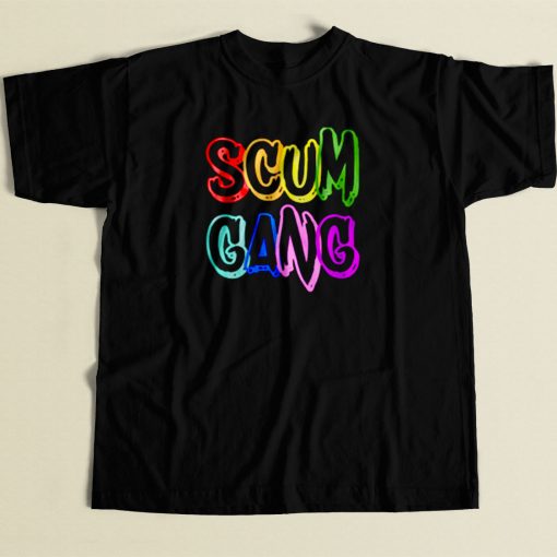 6ix9ine Tekashi Scum Gang 80s Mens T Shirt