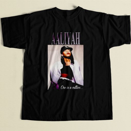 Aaliyah Baby Girl Tribute 80s Mens T Shirt