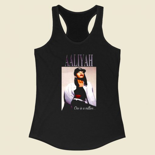 Aaliyah Baby Girl Tribute Racerback Tank Top