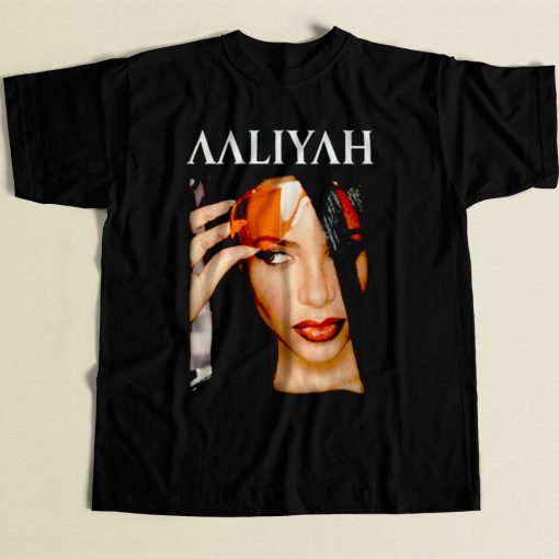 Aaliyah Queen Photoshoot 80s Mens T Shirt