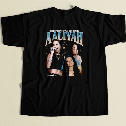 Aaliyah Queen Rnb Rap 80s Mens T Shirt