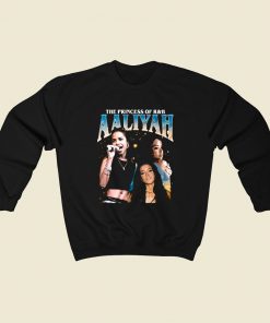 Aaliyah Queen Rnb Rap 80s Sweatshirt Style