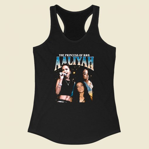 Aaliyah Queen Rnb Rap Racerback Tank Top