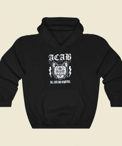 Acab All Cats Are Beautiful Cool Hoodie Fashion