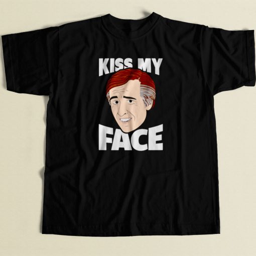 Alan Partridge Kiss My Face 80s Mens T Shirt