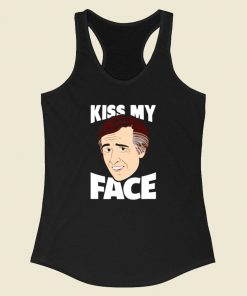 Alan Partridge Kiss My Face Racerback Tank Top