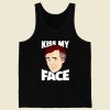 Alan Partridge Kiss My Face Retro Mens Tank Top