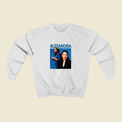 Alexandria Ocasio Cortez Sweatshirt Street Style