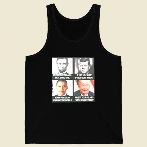 America President Sarcastic Retro Mens Tank Top