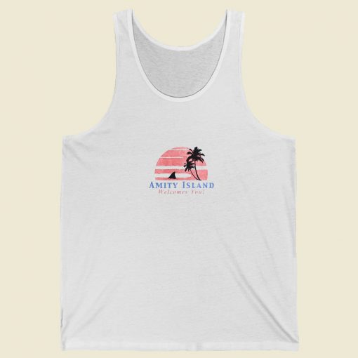 Amity Island Welcomes You Jaws Summer Tank Top