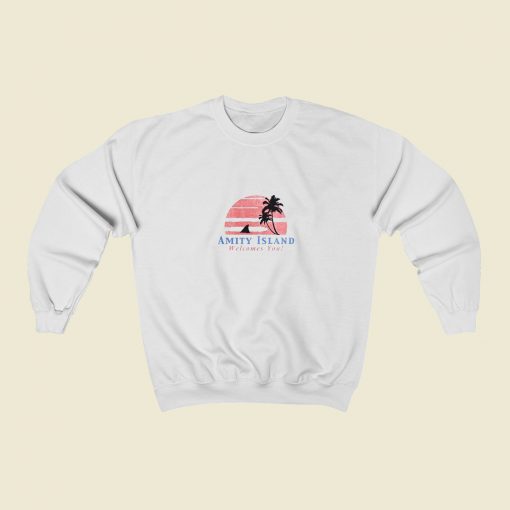 Amity Island Welcomes You Jaws Sweatshirt Street Style