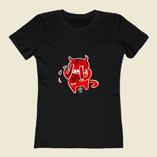 Amnesiac Red Devil 80s Womens T shirt