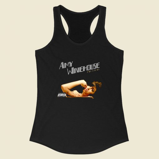 Amy Winehouse Back To Back Racerback Tank Top