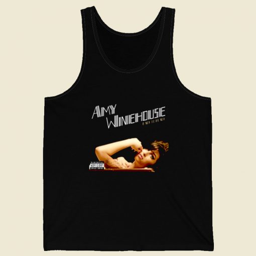 Amy Winehouse Back To Back Retro Mens Tank Top