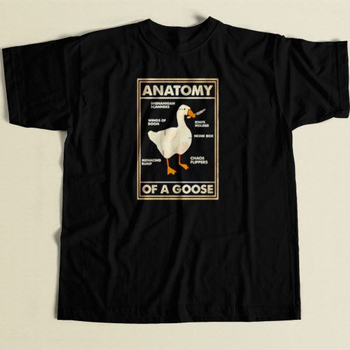 Anatomy Of A Goose 80s Mens T Shirt