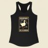 Anatomy Of A Goose Racerback Tank Top