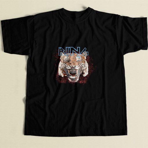 Anine Bing Tiger Muse Funny 80s Mens T Shirt