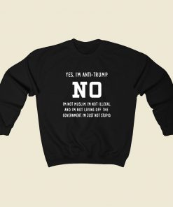 Anti Donald Trump Political 80s Sweatshirt Style