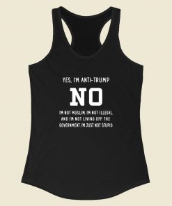 Anti Donald Trump Political Racerback Tank Top