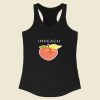 Anti Trump Peach Emoji Racerback Tank Top