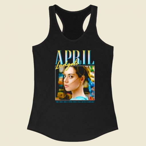 April Ludgate Time Is Money Racerback Tank Top