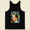 April Ludgate Time Is Money Retro Mens Tank Top