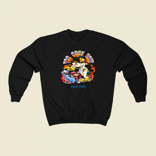 Asap Mob Too Cozy Tour 80s Sweatshirt Style