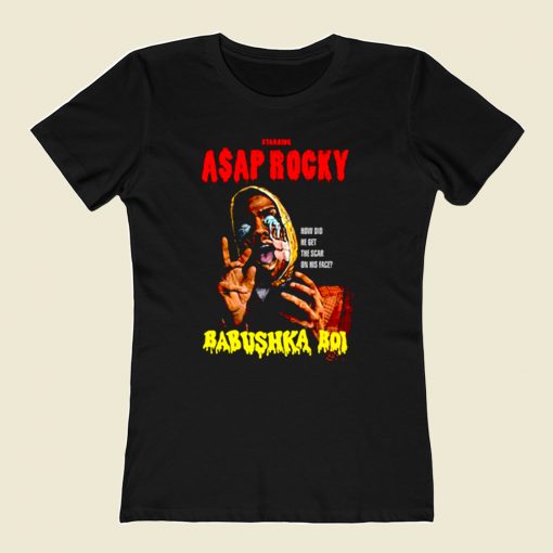 Asap Rocky Babushka Boi 80s Womens T shirt