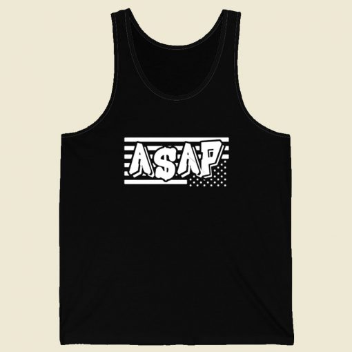 Asap Rocky Merica Mob Retro Mens Tank Top