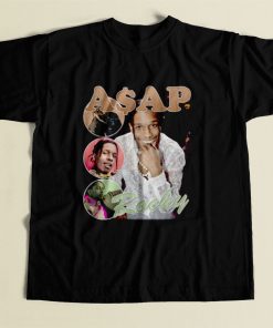 Asap Rocky Photoshoot 80s Mens T Shirt