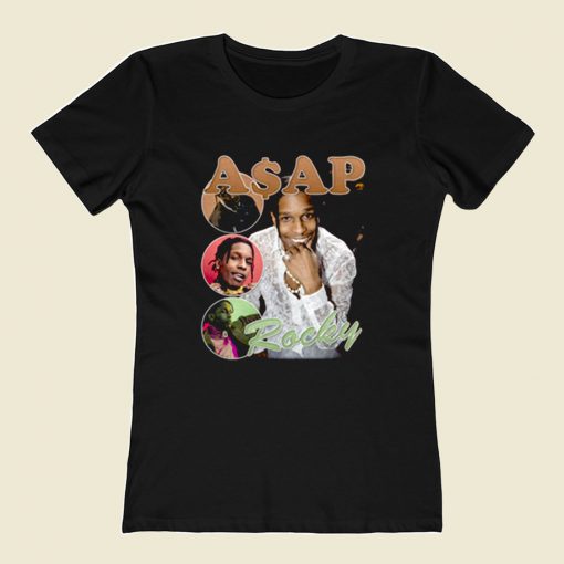 Asap Rocky Photoshoot 80s Womens T shirt