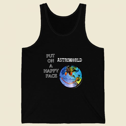 Astroworld Put On Happy Face Men Tank Top Style