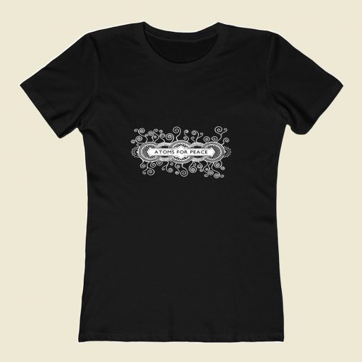 Atoms For Peace Thom Yorke 80s Womens T shirt