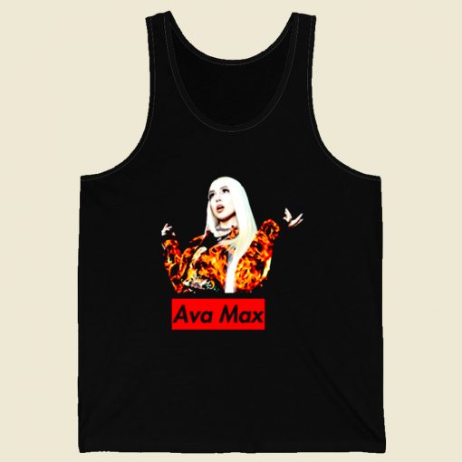 Ava Max Singer Retro Mens Tank Top