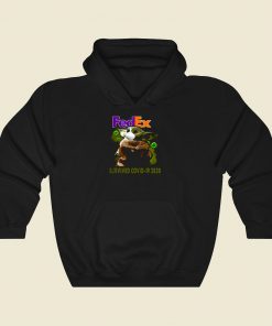 Baby Yoda Fedex Survived Covid 19 Cool Hoodie Fashion