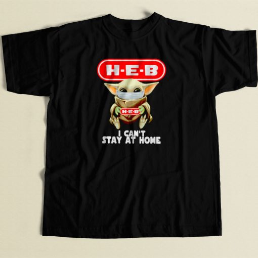 Baby Yoda Hug Heb 80s Mens T Shirt