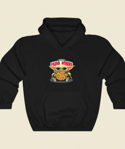 Baby Yoda Hug Pizza Papa Johns Retro Cool Hoodie Fashion