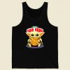 Baby Yoda Hug Pizza Papa Johns Retro Mens Tank Top