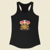 Baby Yoda Hug Pizza Papa Johns Retro Racerback Tank Top