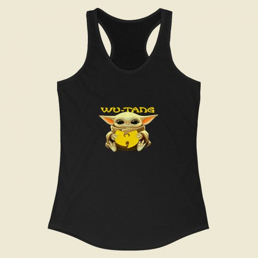 Baby Yoda Hug Wu Tang Clan Racerback Tank Top