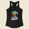 Baby Yoda Please Wash Your Hands Racerback Tank Top