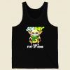 Baby Yoda Subway I Cant Stay At Home Retro Mens Tank Top