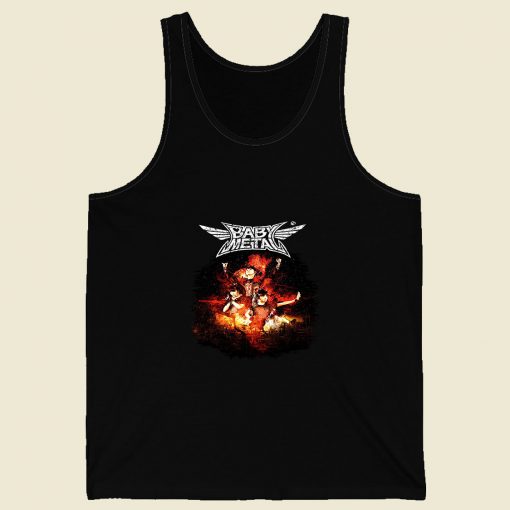 Babymetal Us Tour Retro Mens Tank Top