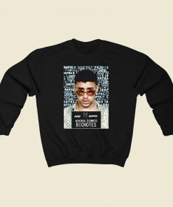 Bad Bunny X 100pre Bichotes 80s Sweatshirt Style