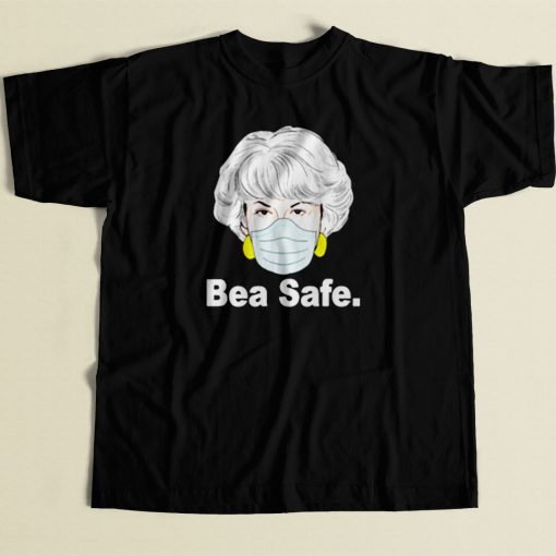 Bea Arthur Wear Mask Be Safe 80s Mens T Shirt