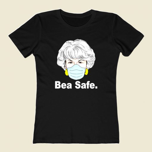 Bea Arthur Wear Mask Be Safe 80s Womens T shirt